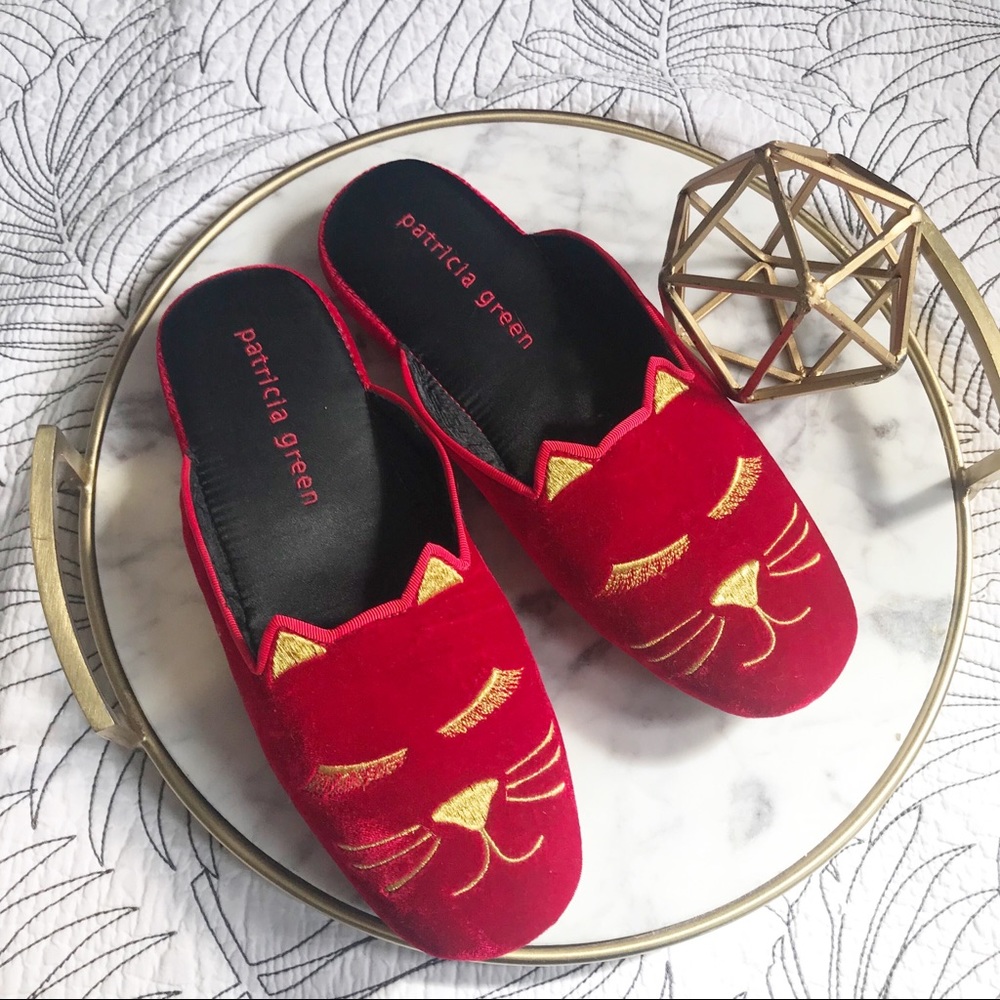 Patricia Green• Velvet Cat Slippers